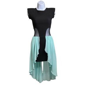 Renee London Women's Sheer Dress Size‎ S/M Balletcore Whimsical Fanciful Flowy